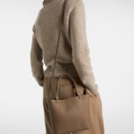 The Row Park Small Classic Leather Tote – Smoked Taupe Ans