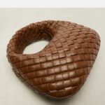 Baby Veneta Leather Top-Handle Bag in Brown – Bottega Veneta