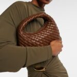 Baby Veneta Leather Top-Handle Bag in Brown – Bottega Veneta
