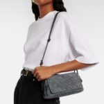 Notturno Intrecciato Suede Crossbody Bag in Grey – Bottega Veneta