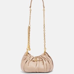 Chloé Plissé Mini Leather Shoulder Bag – Chic & Compact