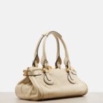 Chloé Paddington Calf Leather Handbag – Cloudy Cream Finish