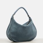 Chloé Marcie Medium Suede Shoulder Bag – Ocean Blue