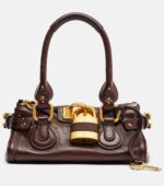Chloé Paddington Leather Handbag – Crafty Brown Gold Padlock