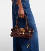Chloé Paddington Leather Handbag – Crafty Brown Gold Padlock