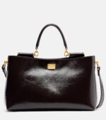 Dolce & Gabbana Vittoria Medium Luxe Leather Tote Bag