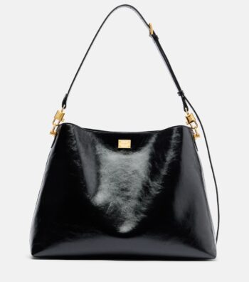 Dolce & Gabbana Vittoria Luxe Leather Tote – Nero Black