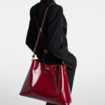 Dolce & Gabbana Vittoria Large Luxe Leather Shoulder Bag – Tono Rosso Scuro Red