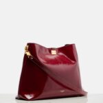 Dolce & Gabbana Vittoria Large Luxe Leather Shoulder Bag – Tono Rosso Scuro Red