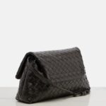 Giorno Intrecciato Leather Shoulder Bag in Brown – Bottega Veneta