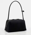 Alaïa Le Bouledogue Medium Suede Shoulder Bag | Crown Clutch