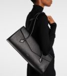 Alaïa Le Teckel Leather Shoulder Bag with Top Handles | Crown Clutch