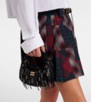 Miu Miu Wander Mini Embellished Top-Handle Bag