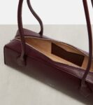 Alaïa Le Teckel Medium Burgundy Leather Shoulder Bag Elegant Design | Crown Clutch