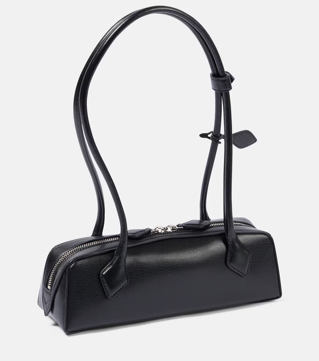 Alaïa Teckel Small Leather Bag Black | Crown Clutch Alaïa Teckel Small Leather Bag Black | Crown Clutch