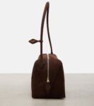 Alaïa Le Bouledogue Medium Leather Shoulder Bag | Crown Clutch