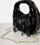 Miu Miu Wander Mini Embellished Top-Handle Bag