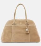Miu Miu Vivant Large Suede Bowling Bag